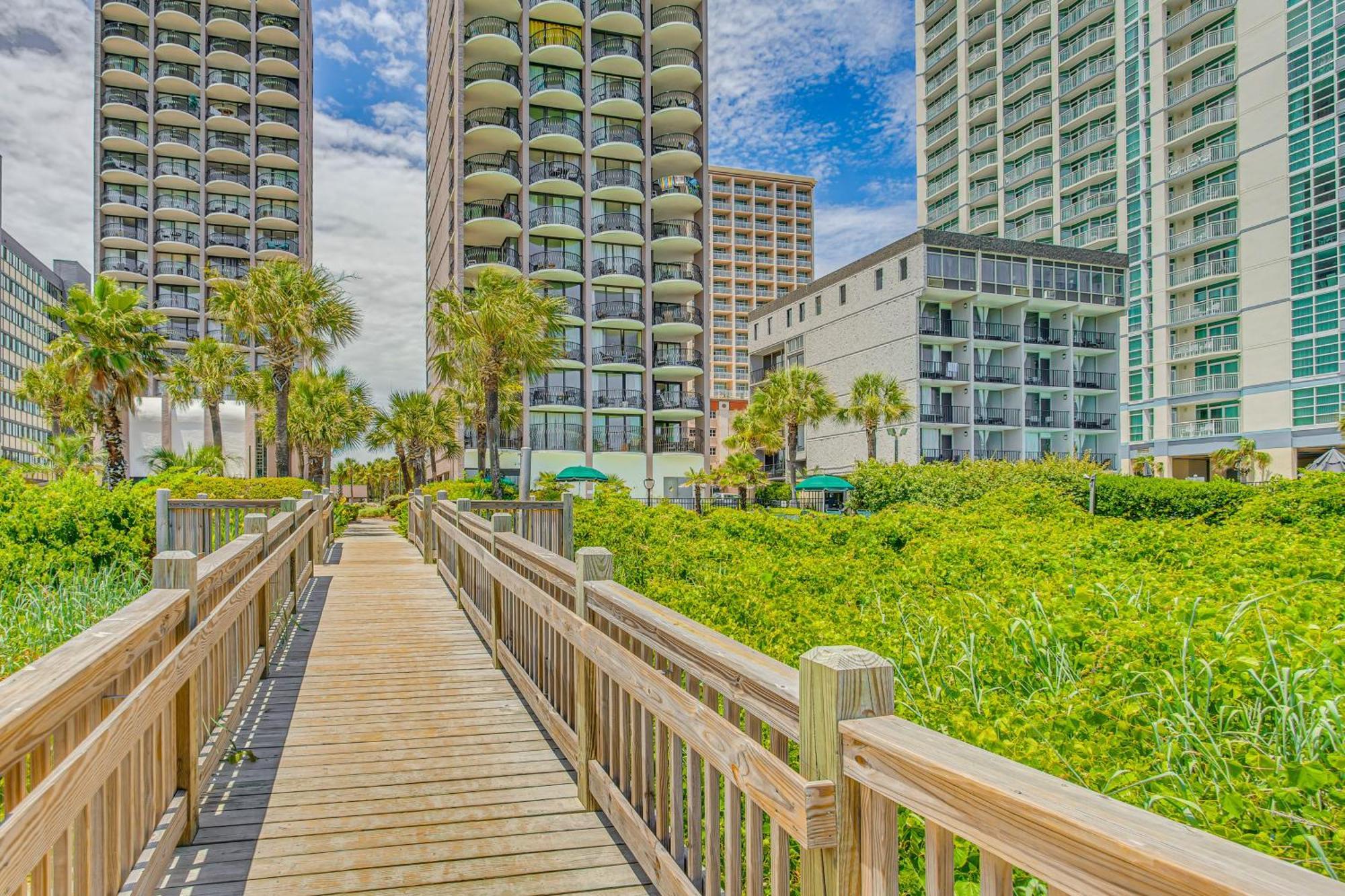 Myrtle Beach Oceanfront Condo With Covered Balcony! Exterior foto